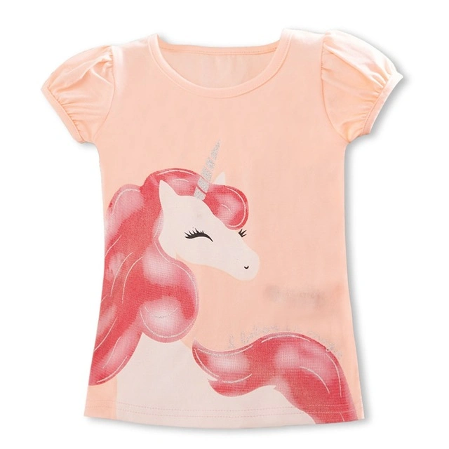 Children′s T-Shirt Kid′s Shirts Child Baby Toddler Unicorn Party Tee Tops Clothing Short Tees Cute Comfortable T Clothing