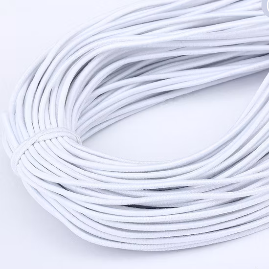 2 mm/2,5 mm/3 mm dehnbares importiertes elastisches Latexseil, runde elastische Gummischnur